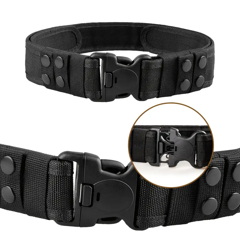 Tactical S-shaped Velcro Outdoor Hiking Belt photo 4