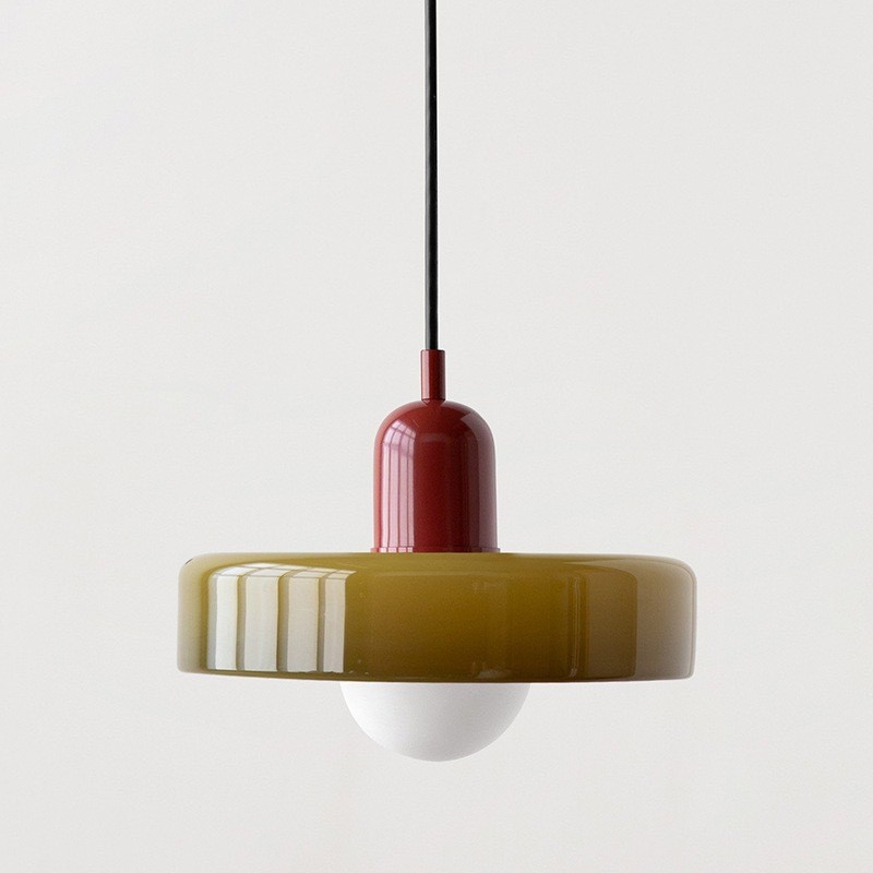 Nordic Creamy Minimalist Glass Lighting Fixture photo 8