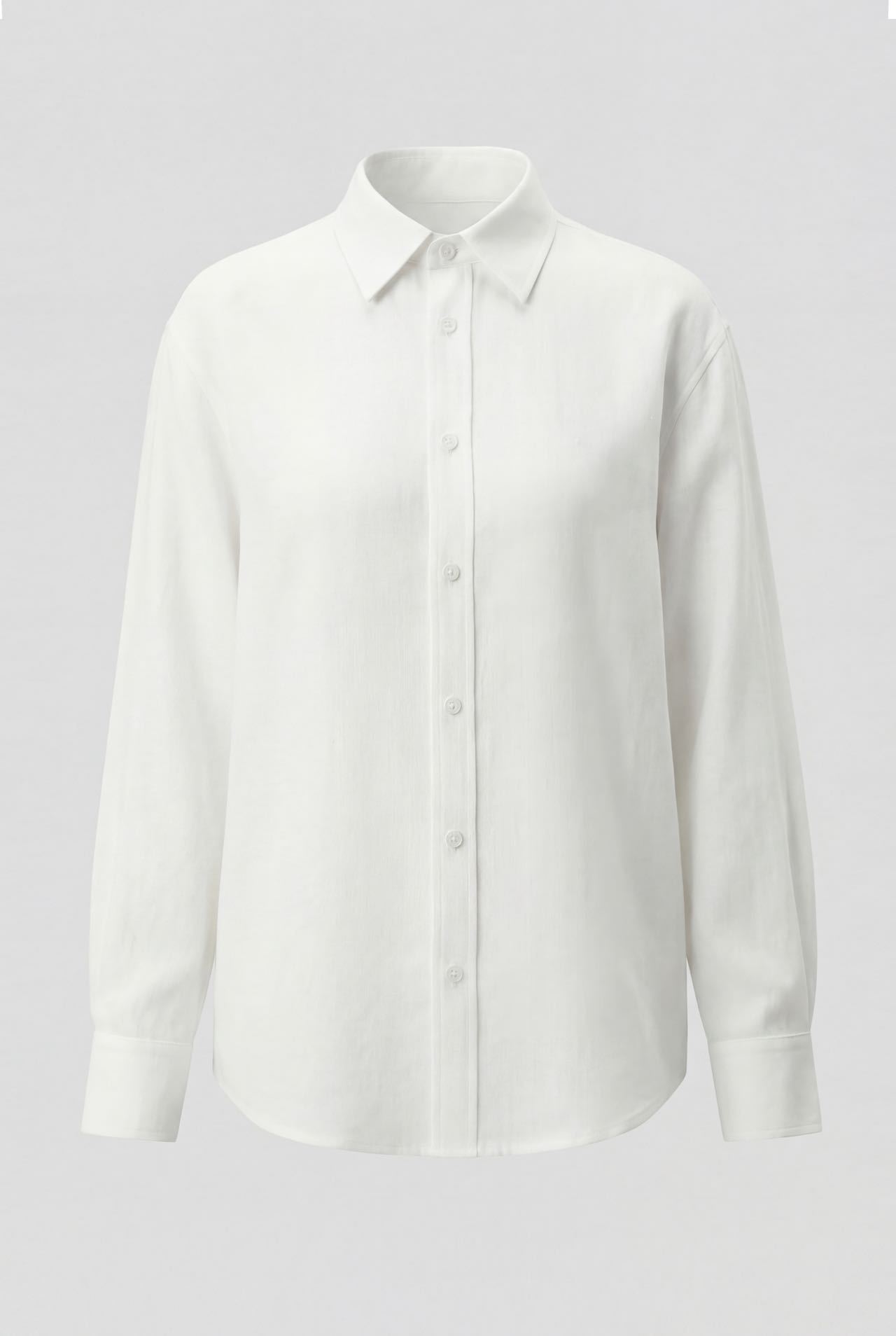 Loose-fitting Breathable Classic Basic Versatile Vintage Shirt photo 2