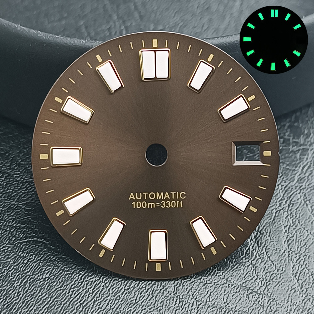 Sunburst Dial Compatible With NH35 Mechanical Movement photo 4