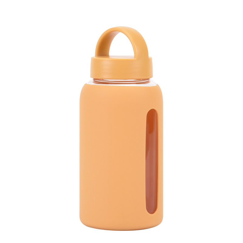 New Glass Silicone Sleeve Water Cup photo 5