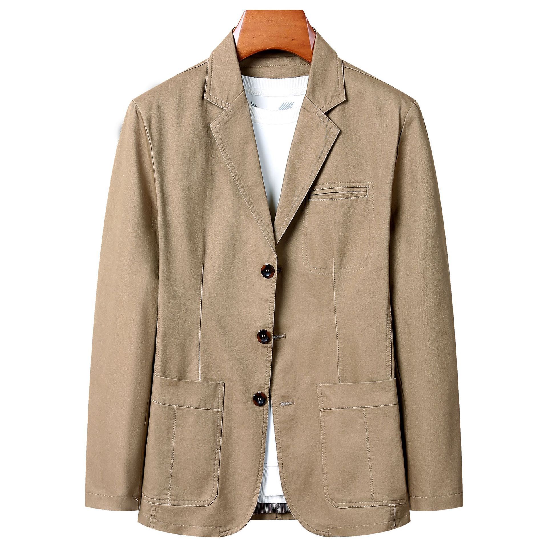 Versatile Men's Loose-fit Plus-size Business Jacket photo 4
