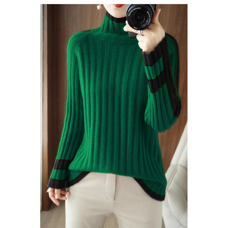 Women's Versatile Round-neck Solid-color Pullover Sweater photo 4