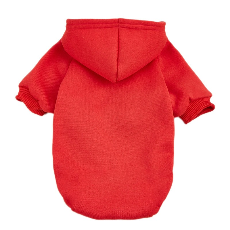 Classic Solid-color Hoodie For Pet Warmth photo 6