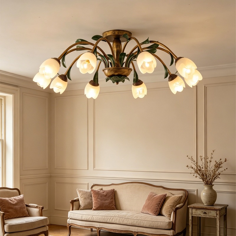 American-style Vintage Chandelier For The Bedroom photo 3
