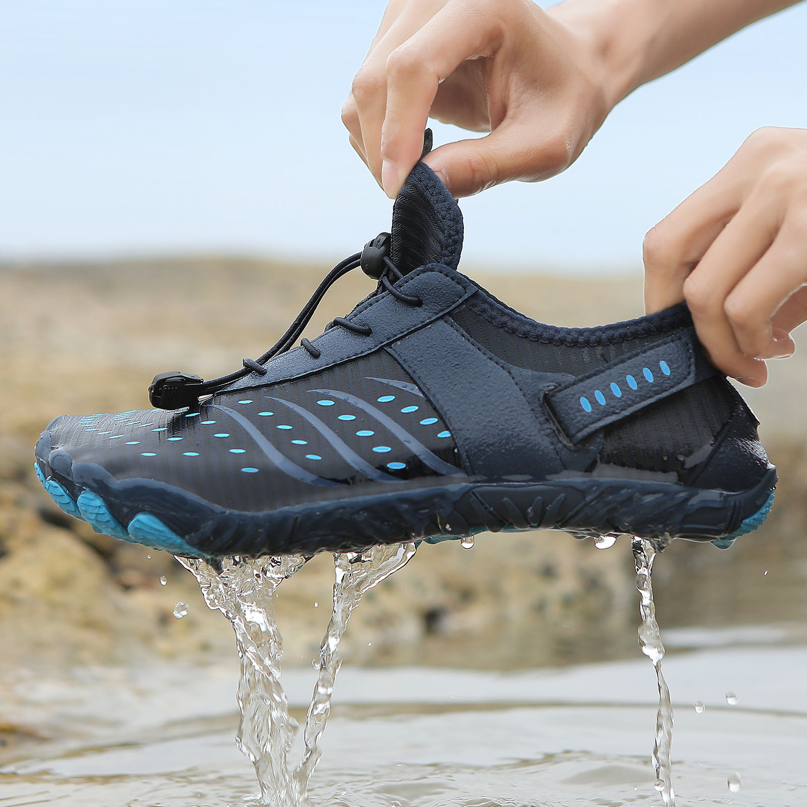 Non-slip Cut-resistant Quick-drying Multi-functional Stream-walking Shoes photo 4