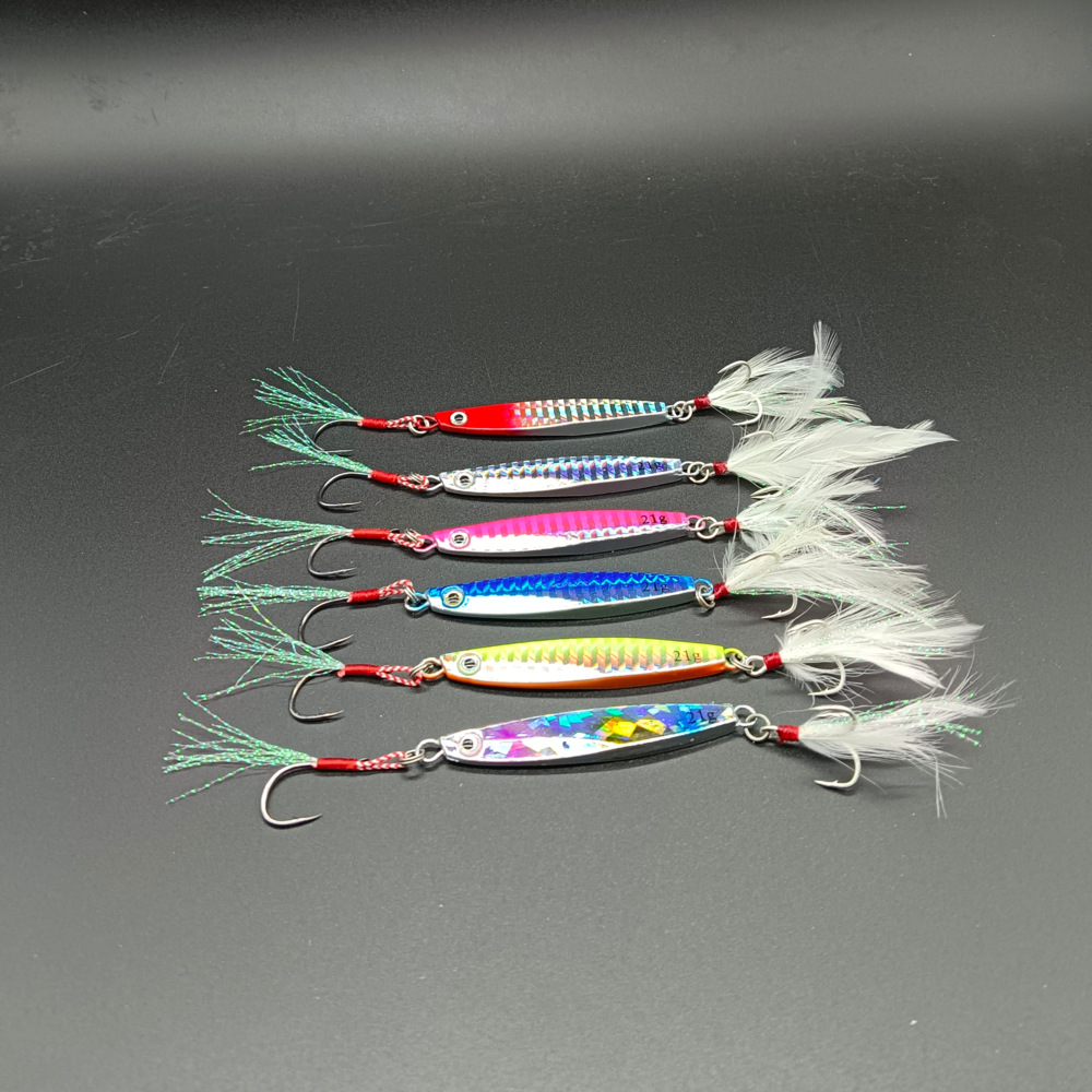 Feather Hook Sequins Lure Bait photo 3