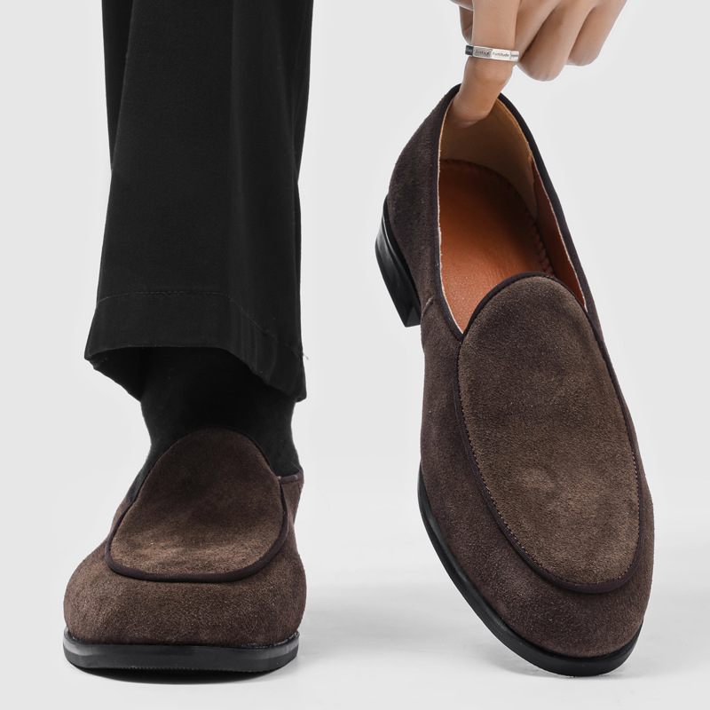 Mens French-style Fashionable Casual Low-cut Dress Shoes photo 2