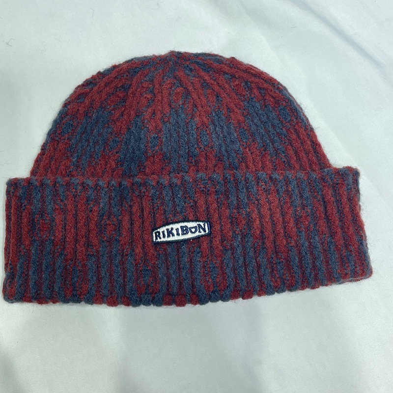 Autumn Winter Warm Ear-Protecting Tie-Dye Colorblock Knitted Beanie photo 3