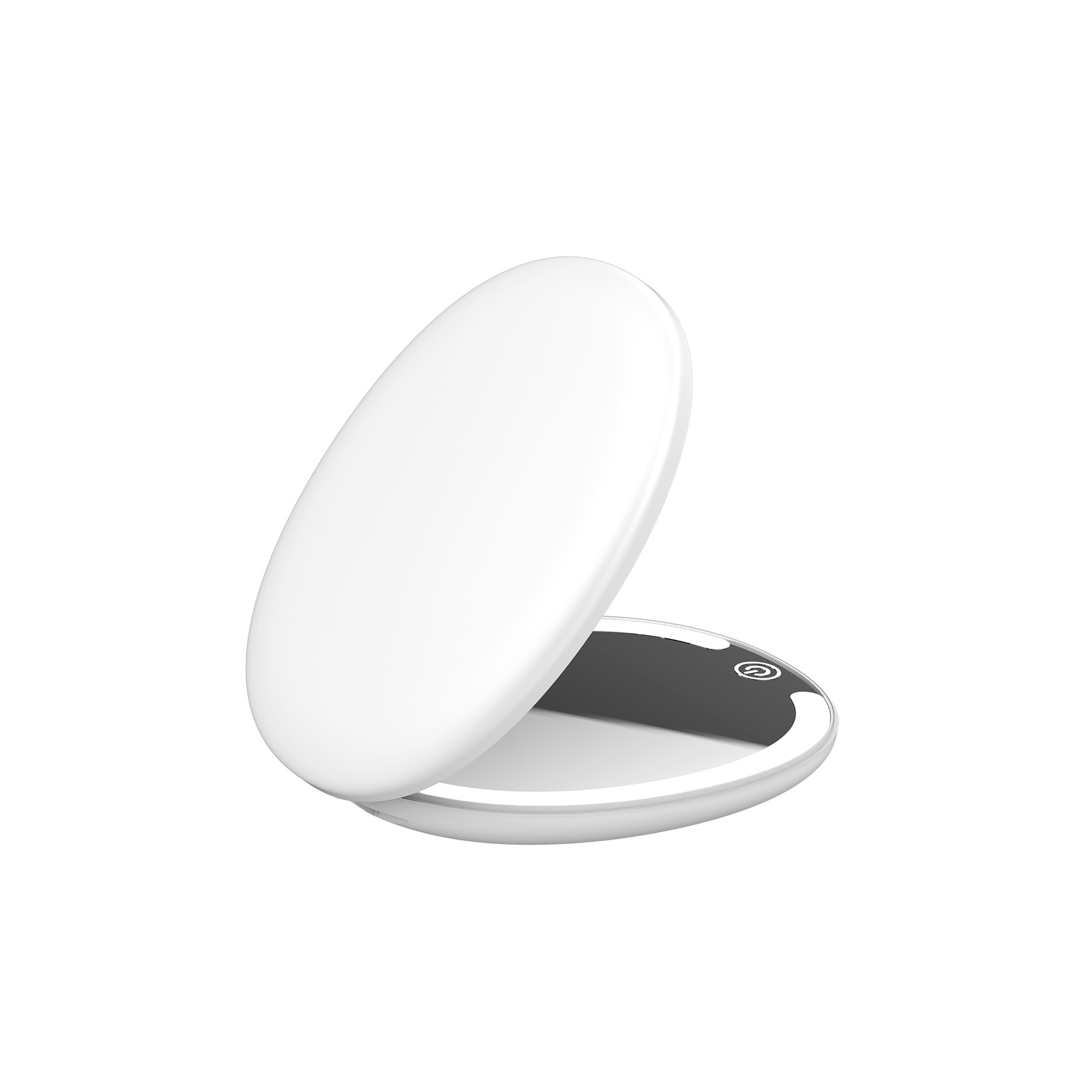 Handheld LED Double-Sided Folding Portable Lighted Makeup Mirror photo 3