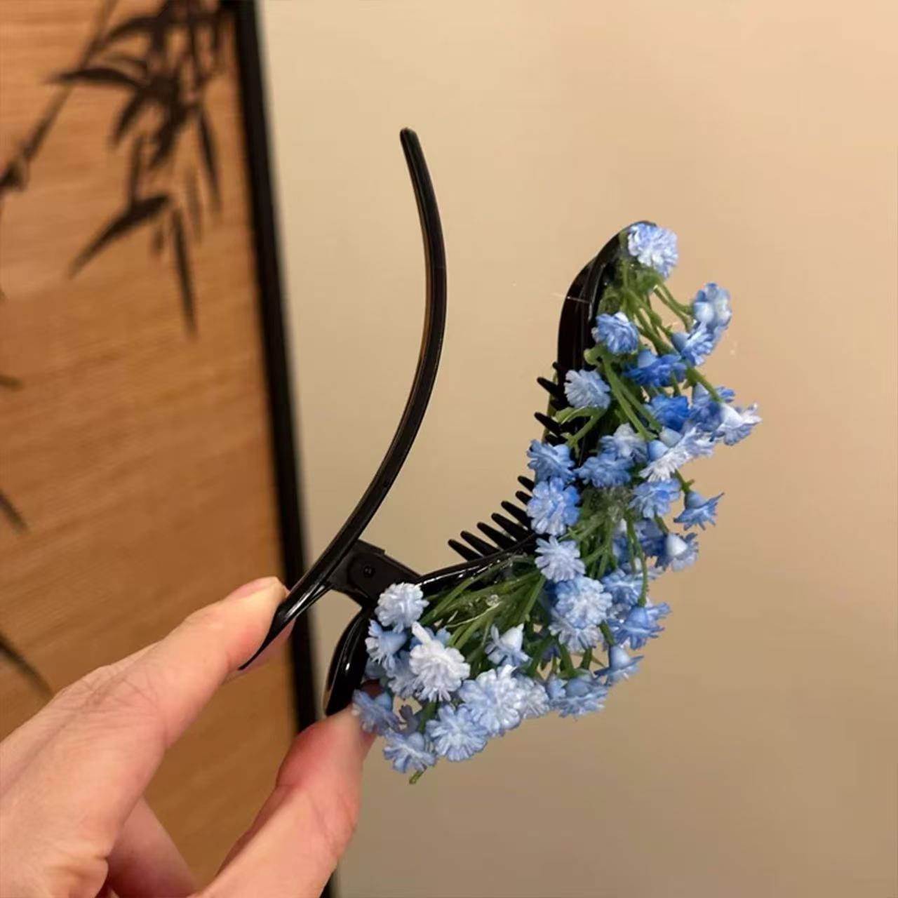 Babys-breath Flower Hairpin Womens Hair Ornament photo 4