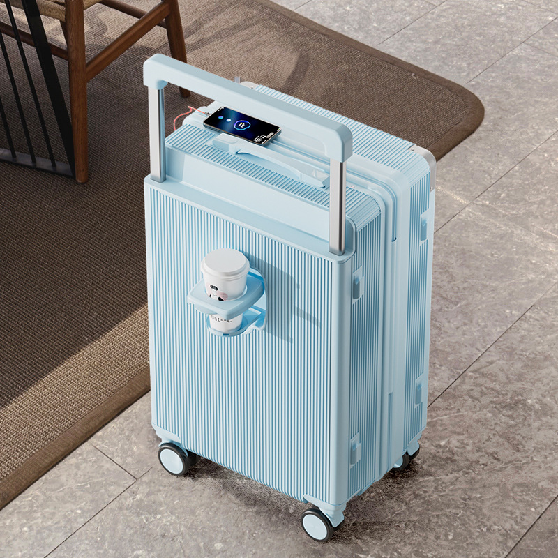 Wide-handle Suitcase Travel Case Luggage With Omnidirectional Silent Wheels And A Combination Lock photo 5