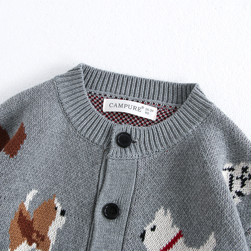 Cute Puppy Sweater For Children photo 6