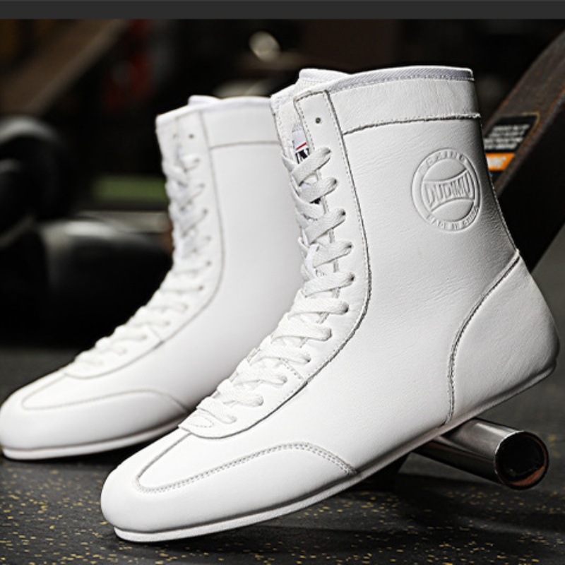 Professional Boxing Shoe Male Professional Wrestling Shoes Indoor Training photo 6