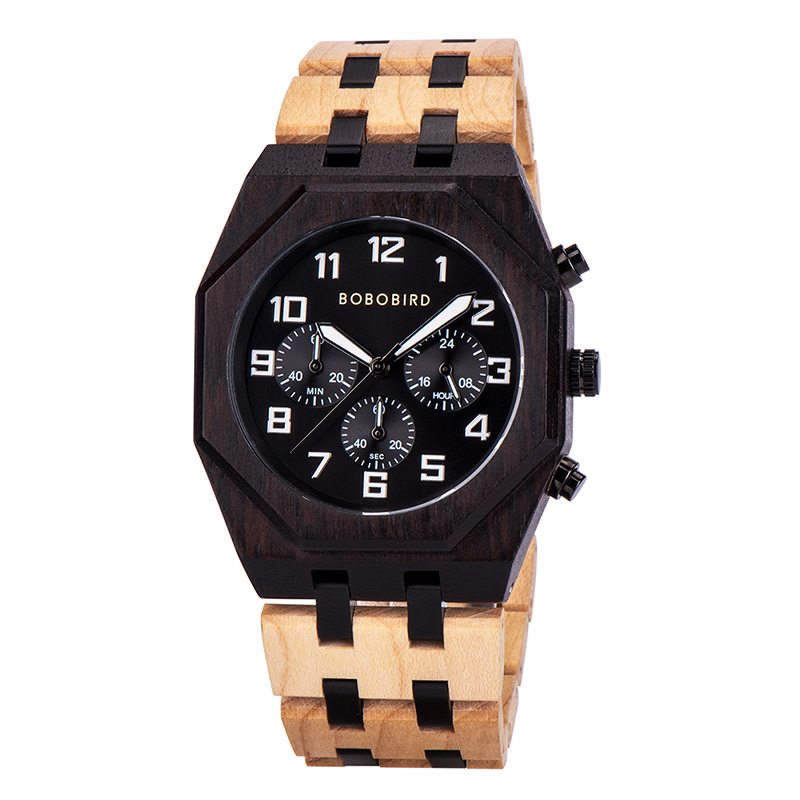 Wooden Watch T92 Quartz Decoration photo 3