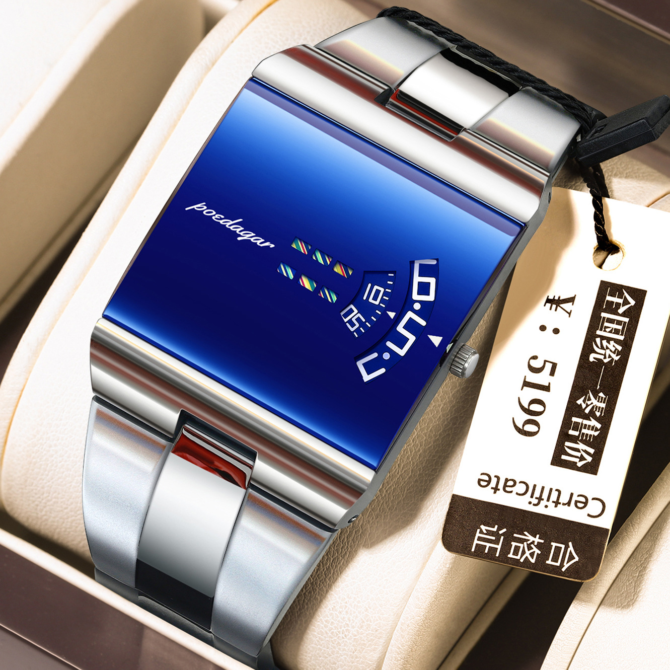 Ultra-thin Trendy Waterproof Quartz Watch photo 6