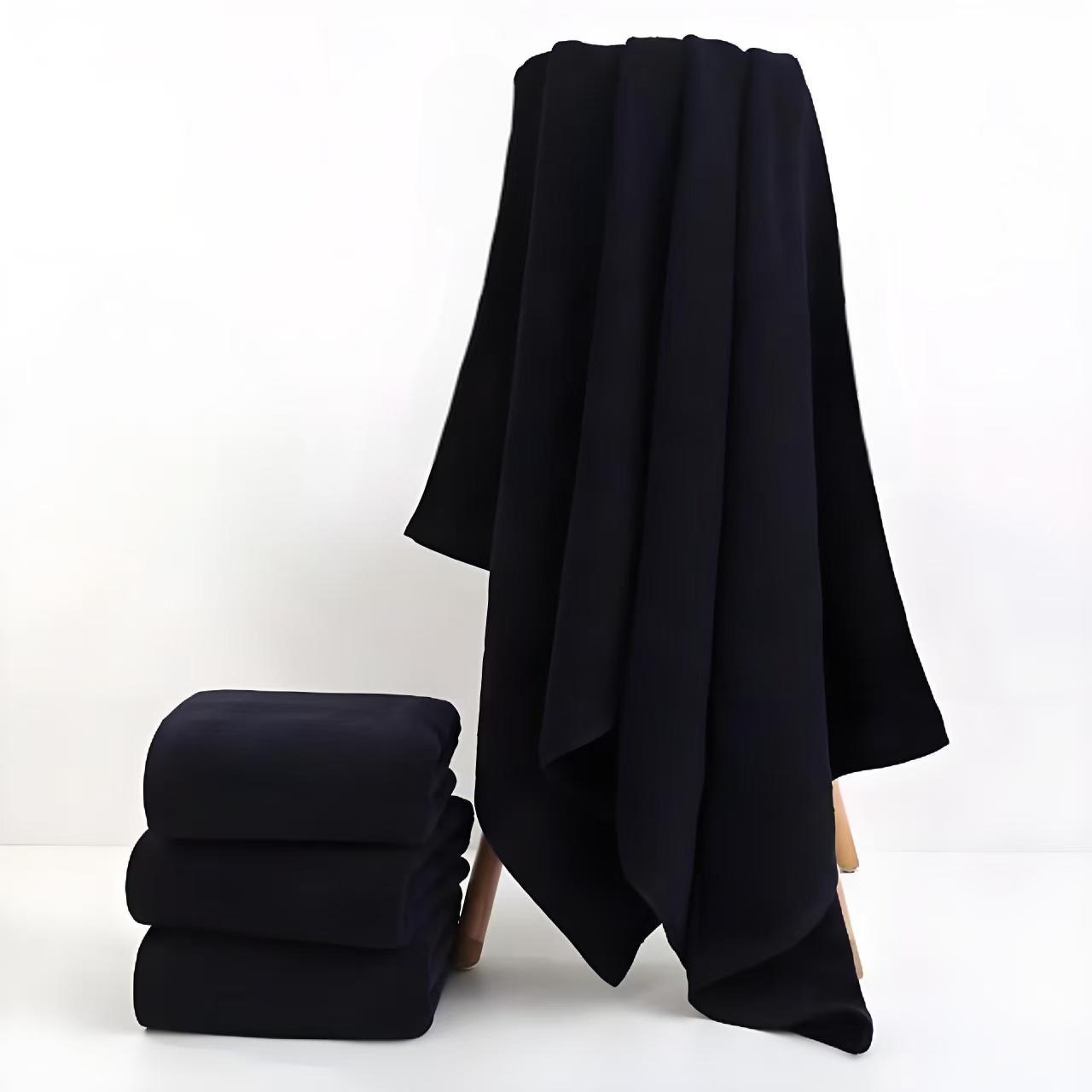 Black Thickened Absorbent Towel Bath Towel photo 5