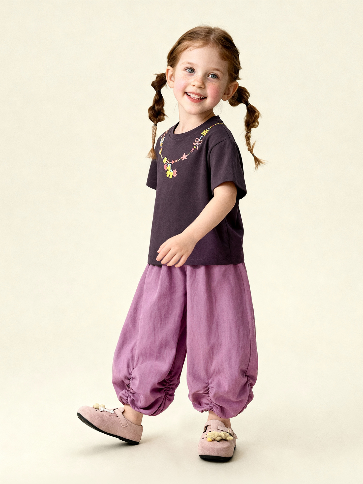 Tongbei Tong Childrens Casual Pants Boys And Girls Fashionable Retro Trousers photo 5