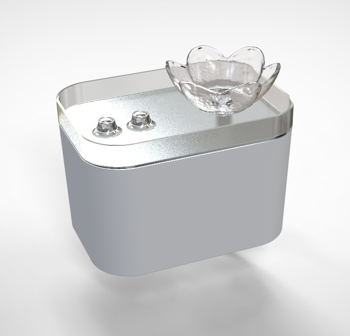 Pet Water Bowl With Automatic Circulation And Filtration Quiet Cat Drinking Fountain photo 3