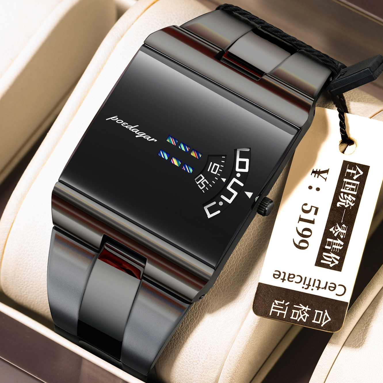 Ultra-thin Trendy Waterproof Quartz Watch photo 2