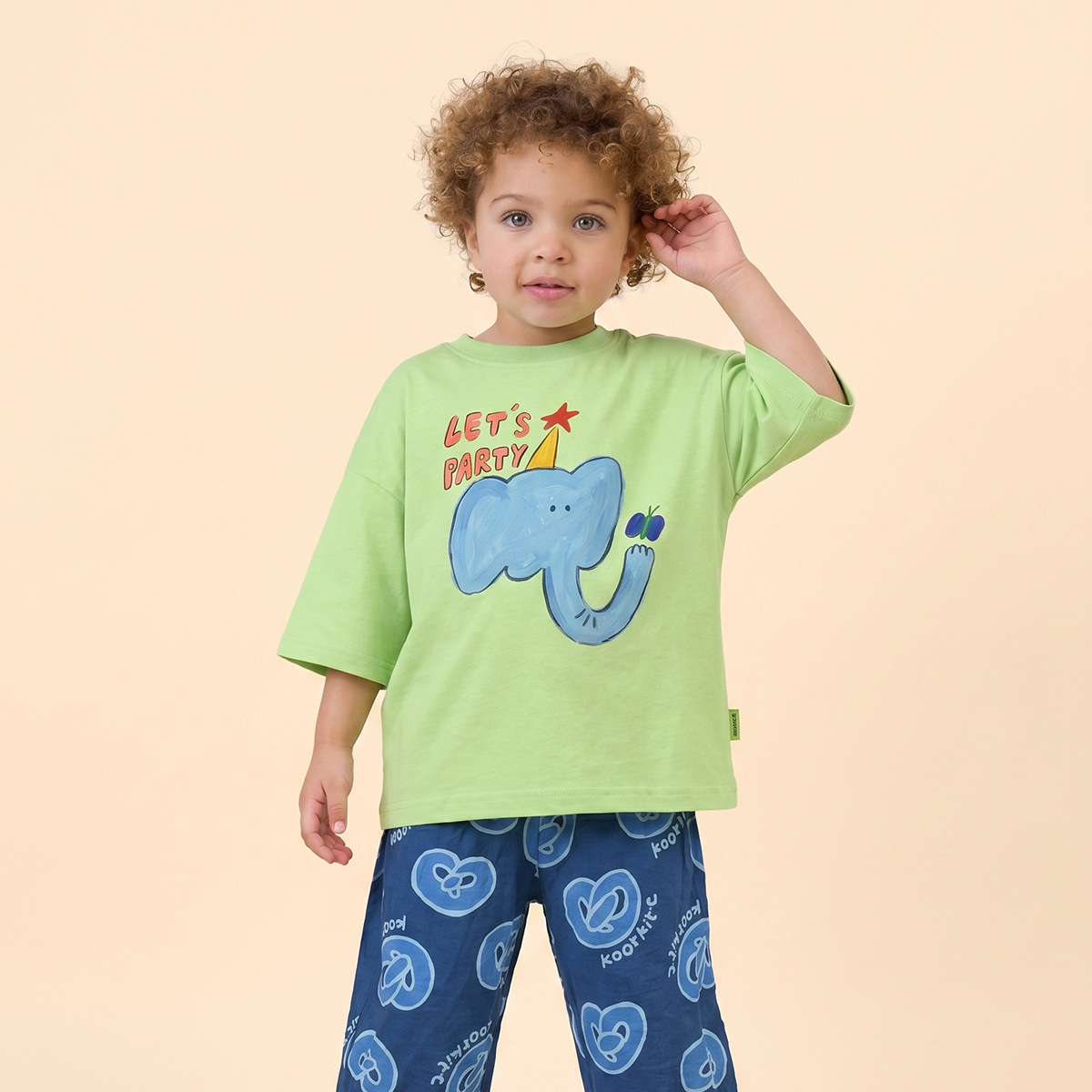 Kids' Casual Short-sleeved Shirt And Mosquito-proof Sports Trousers photo 3