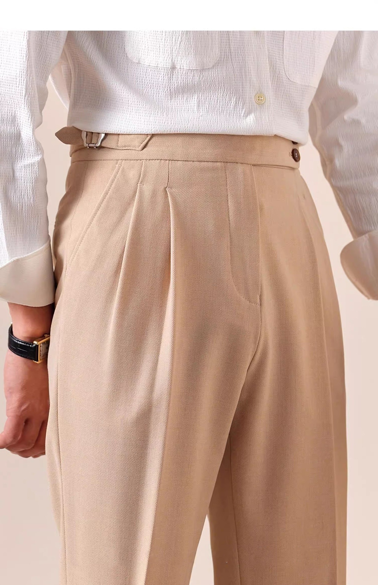 Men's Italian Men's Neapolitan Suit Pants photo 3