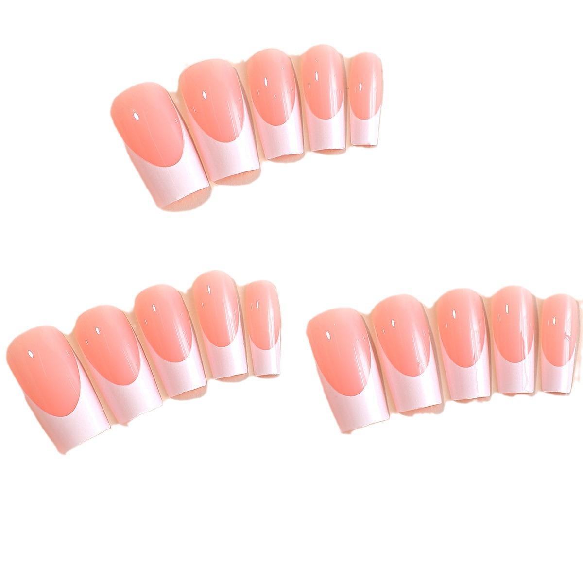 European And American Minimalist French-style Press-on Nails photo 3