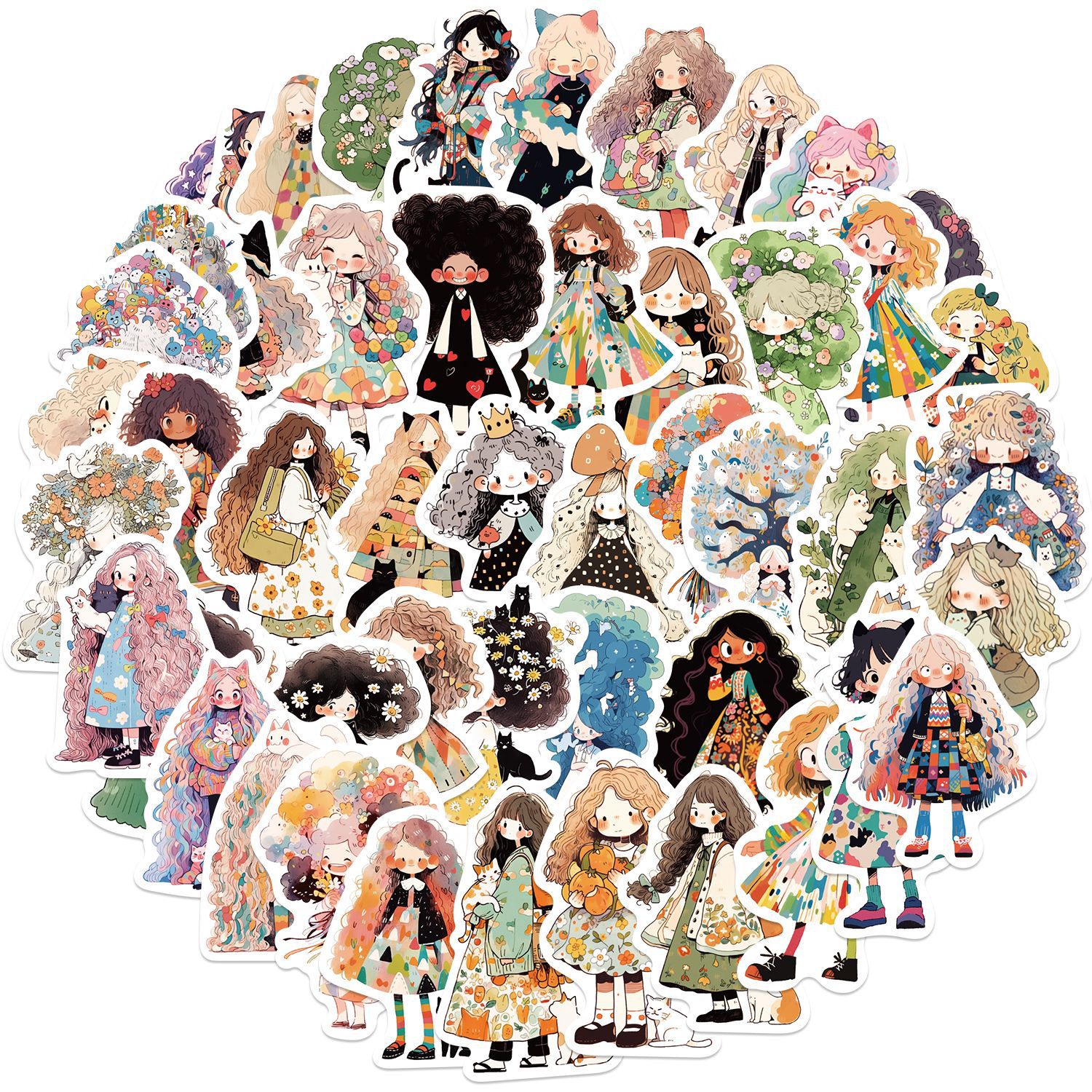 50 Pieces Cross-border JDM CAR Initial D Modified Racing Creative Trend Cartoon Graffiti Waterproof Stickers Wholesale photo 5