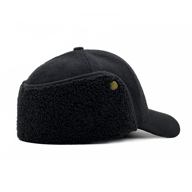Mens Cold- And Wind-Resistant Cap Thickened And Warm Peaked Hat photo 8