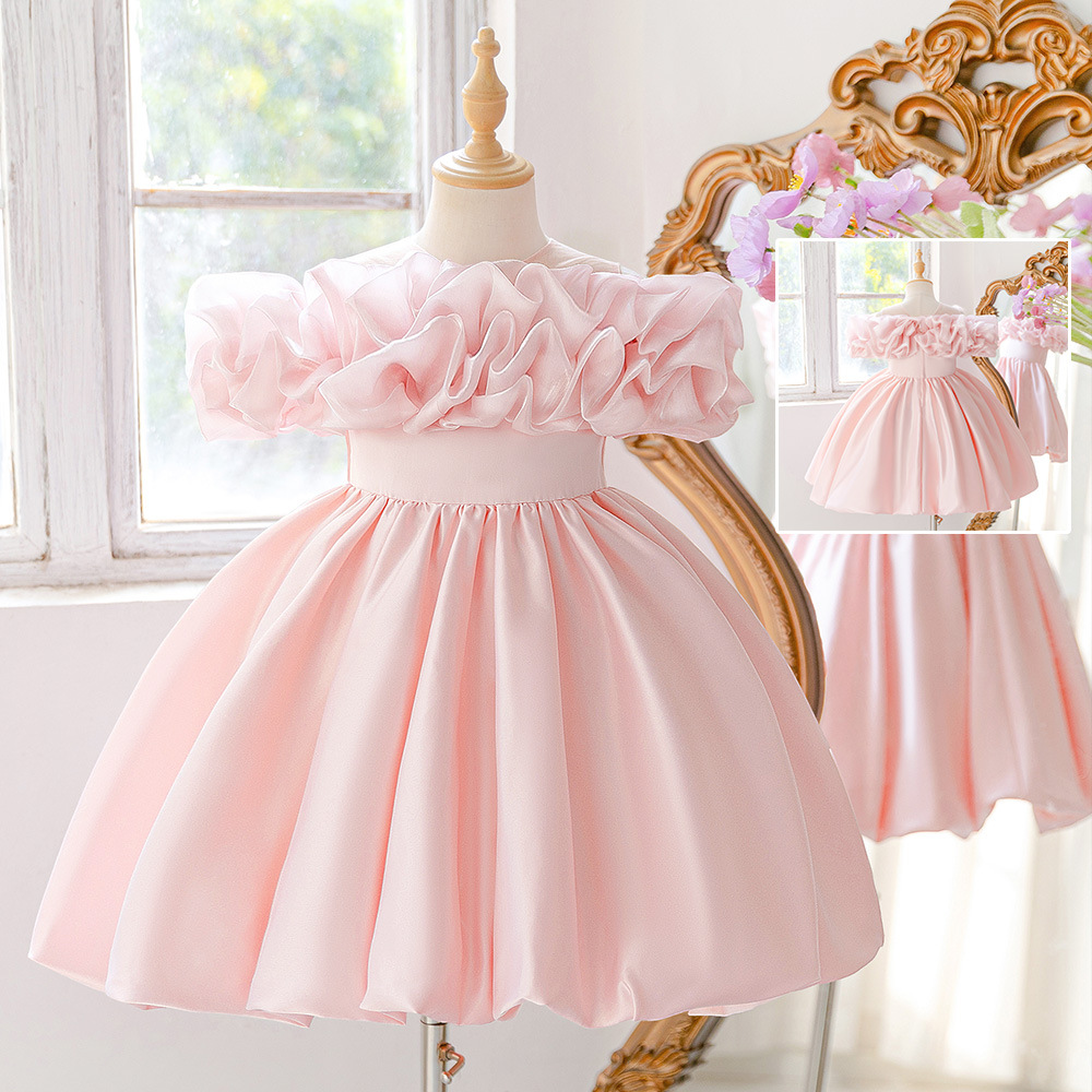Off-the-shoulder Bud-shaped Princess Dress photo 3