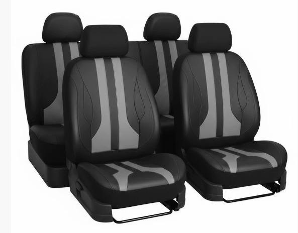 All-Leather Universal Diamond-Quilted Car Seat Covers photo 6