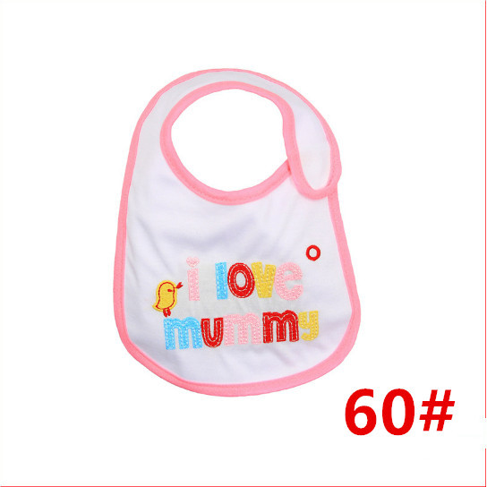 Baby Bib With Printed And Embroidered Design photo 5