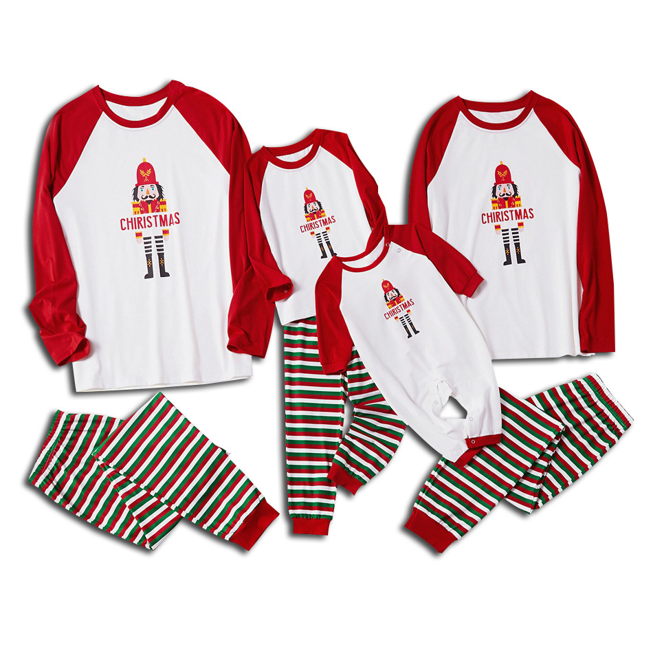 European And American Christmas Parent-child Pajamas Suit photo 4