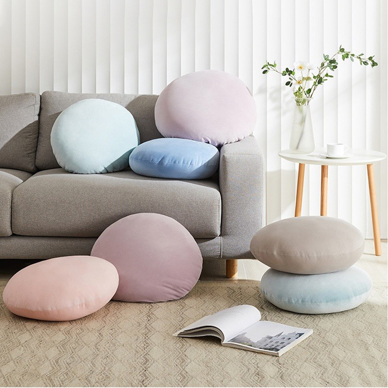 Simple Stylish Home-use Round Cushion Pillow photo 1
