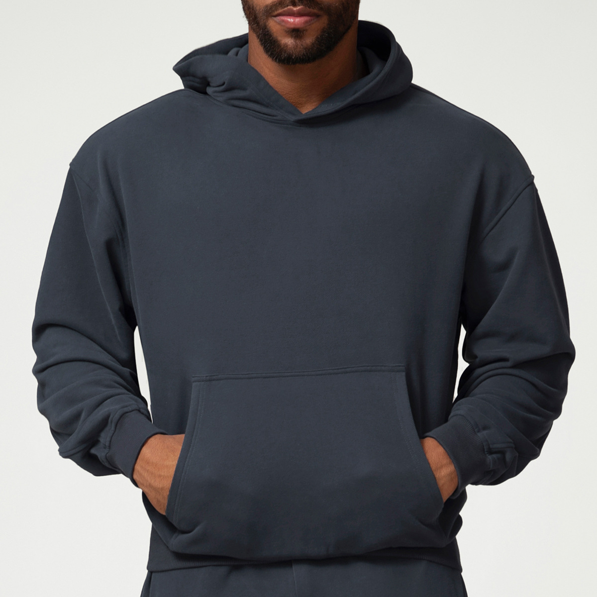 Mens Sporty Stylish And Casual Hooded Sweatshirt photo 1
