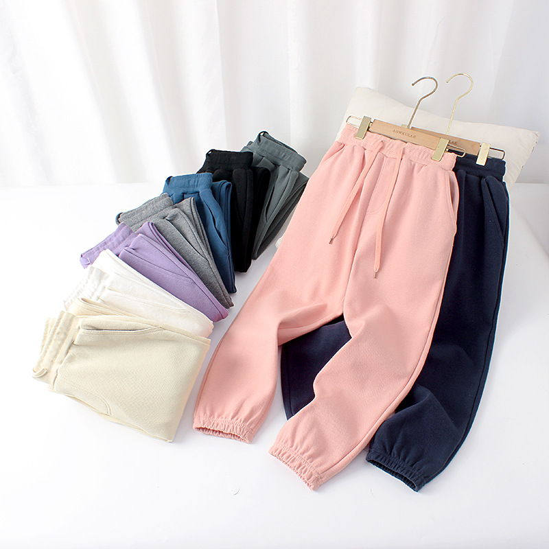 Boys Sports Trousers Solid Color For Older Children photo 5