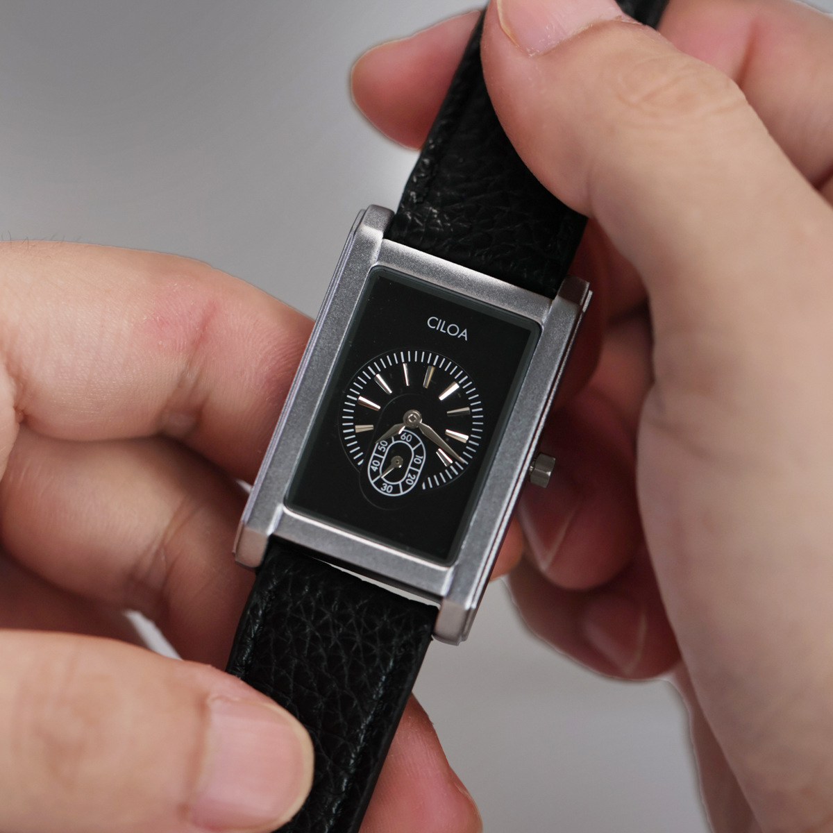 High-end Square Tritium Sports Watch For Men photo 3