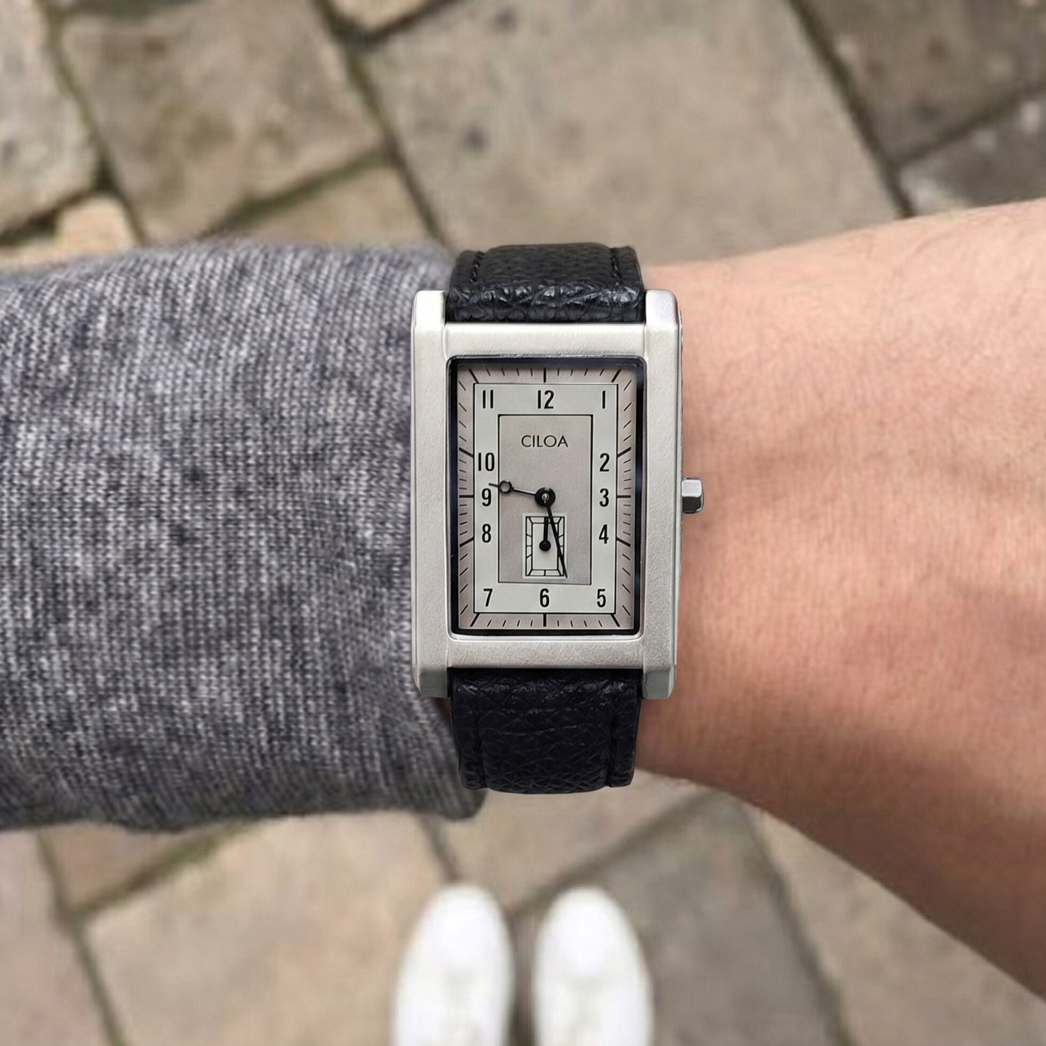 High-end Square Tritium Sports Watch For Men photo 6