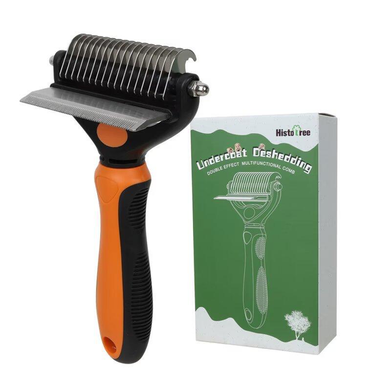 New-style Pet De-matting Comb Cat Grooming Brush photo 5