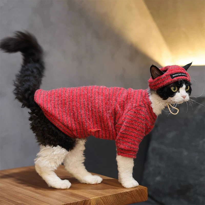Pet Cat Two-legged Fleece Clothing photo 4