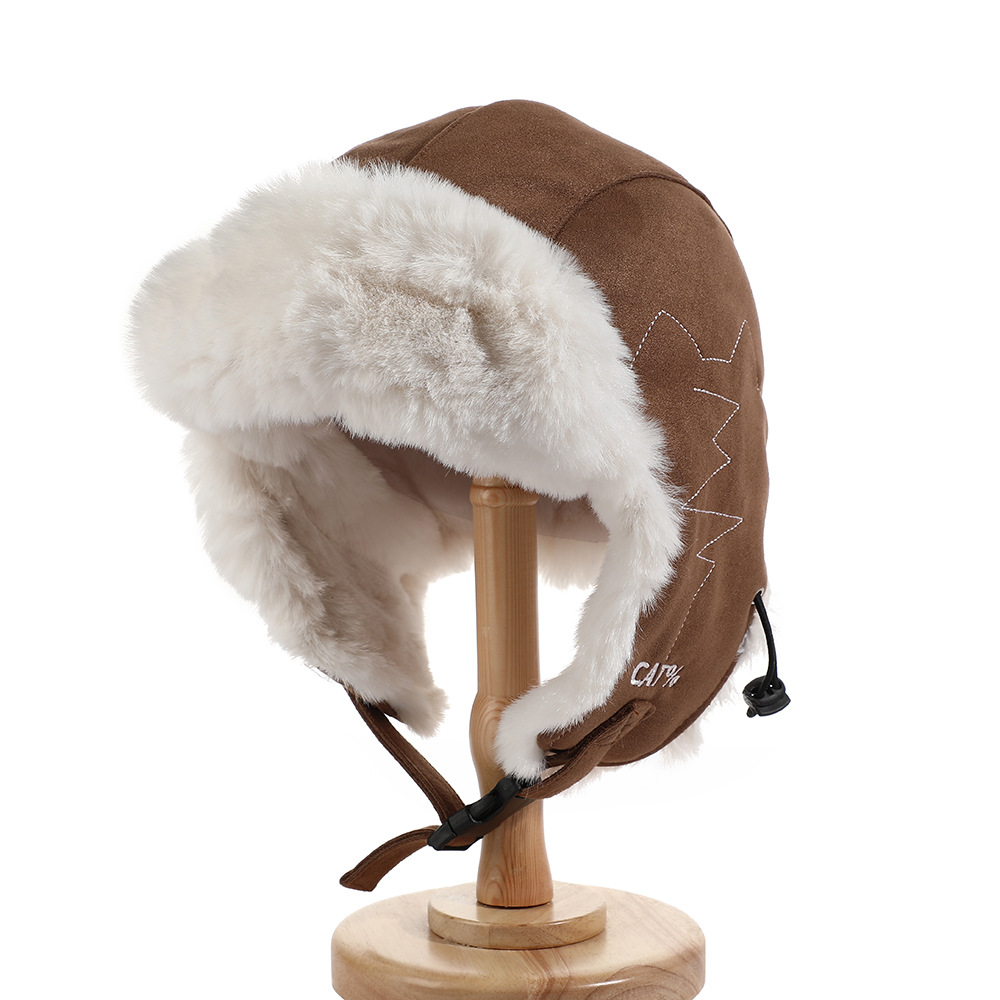 Mens Plush Warm And Thickened Ear Protecting Hat For Cold Weather photo 6