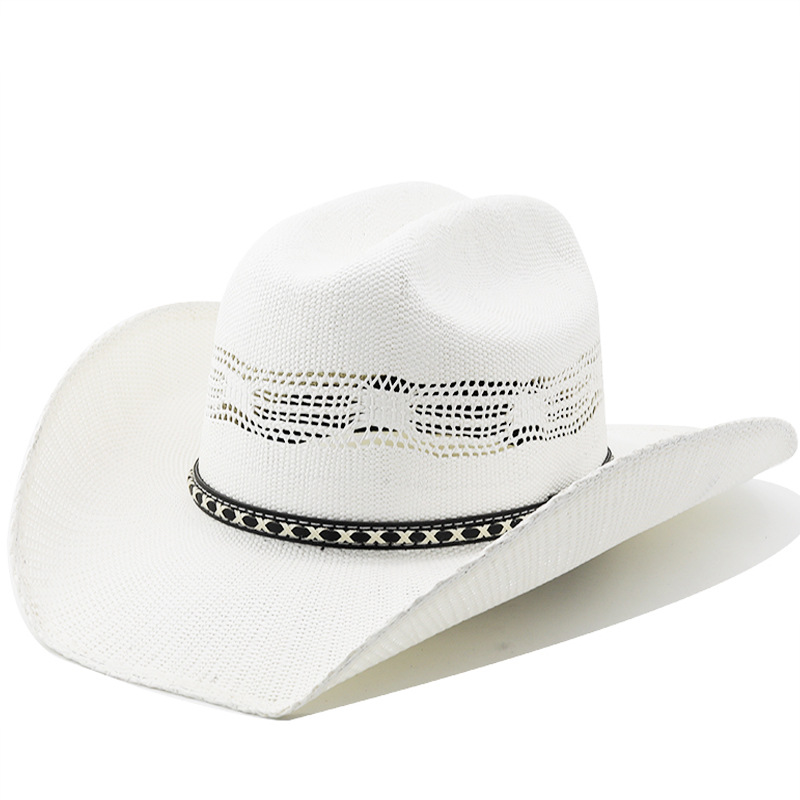 Handwoven Straw Cowboy Hat For Men photo 1
