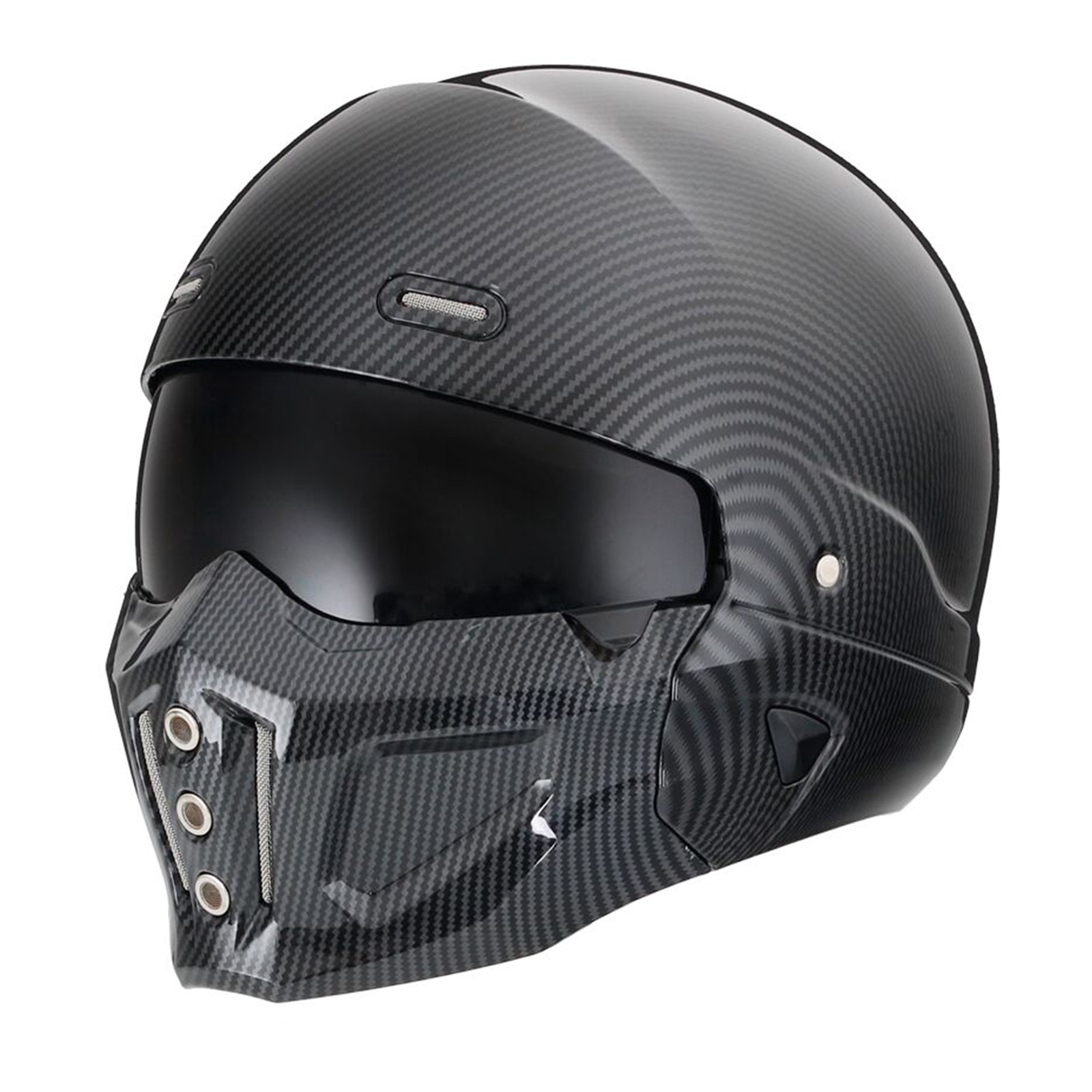 Retro All-Season Motorcycle Helmet photo 3