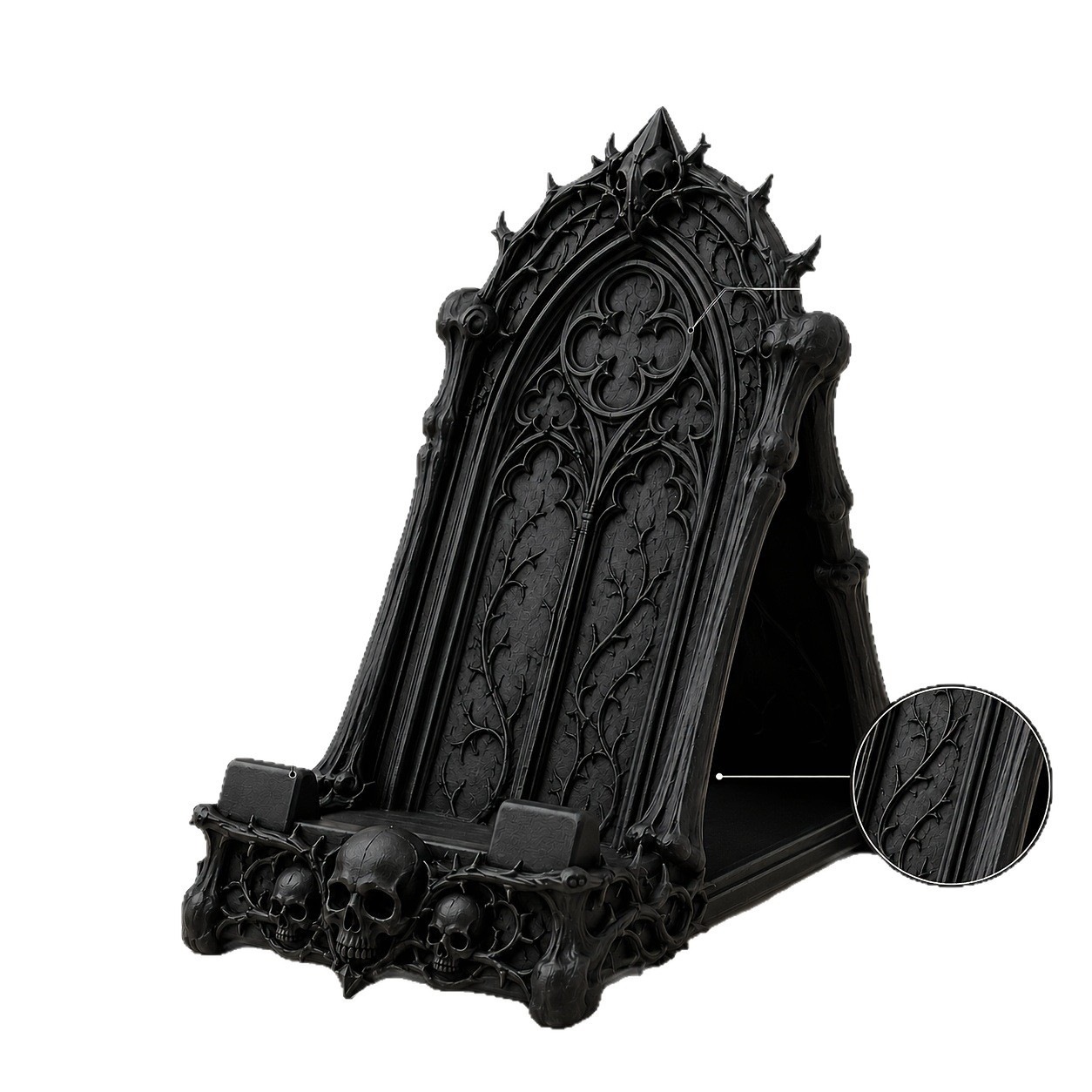 Mobile Phone Holder Black Desktop Decorative Stand For Home Use photo 3