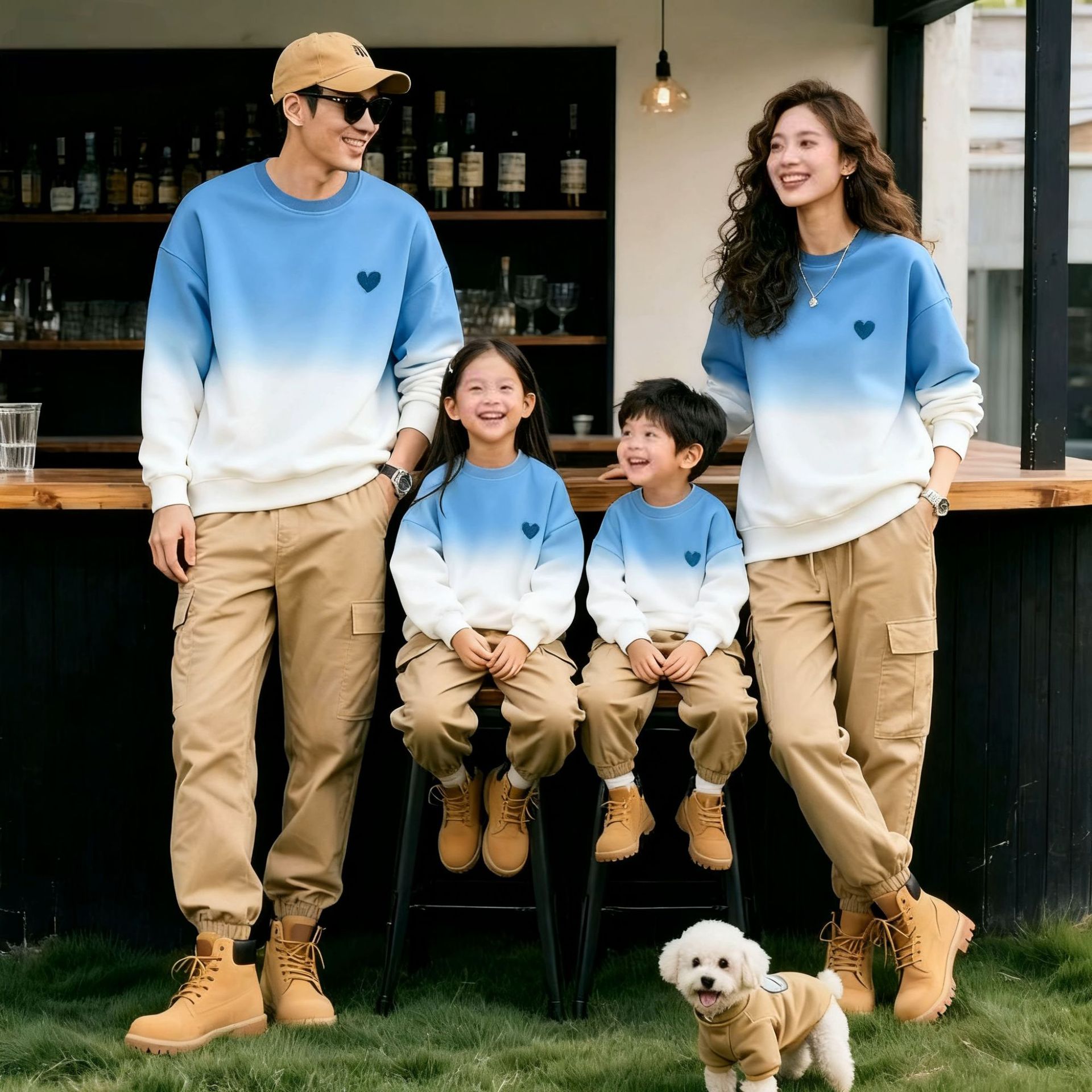 Fall Co-ord Sweatshirts For Parents And Kids photo 1