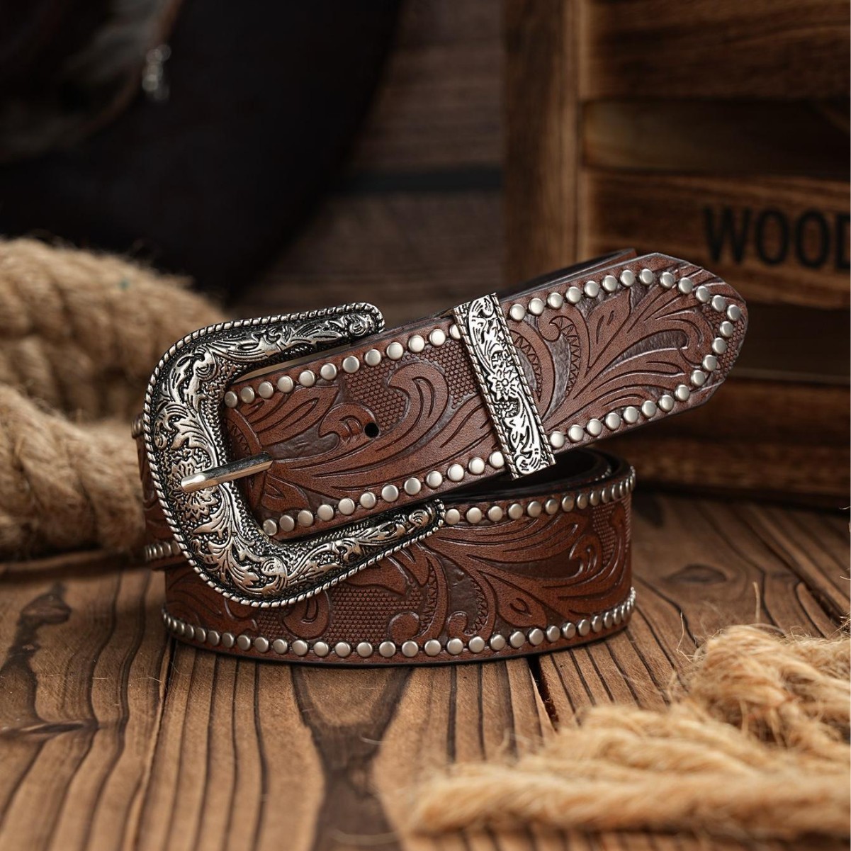 Retro Western Cowboy Belt For Women photo 4