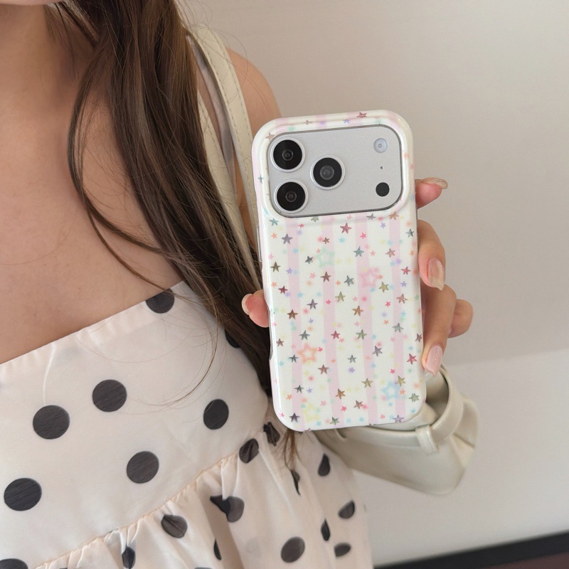 Hand-drawn Colorful Stars 17 Pro Max Phone Case photo 2