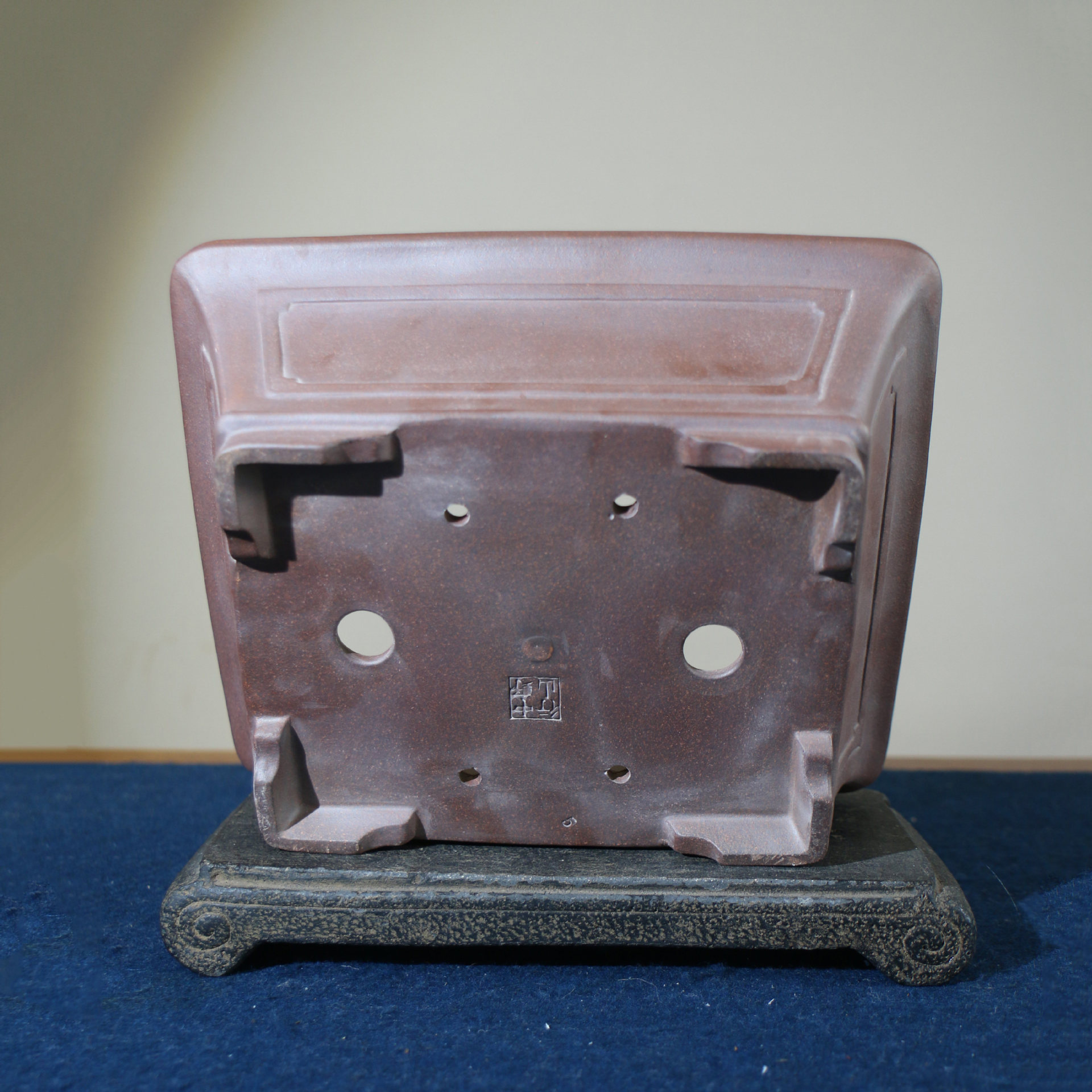 Long Kiln Wood-fired Rectangular Yixing Clay Flower Pot photo 2