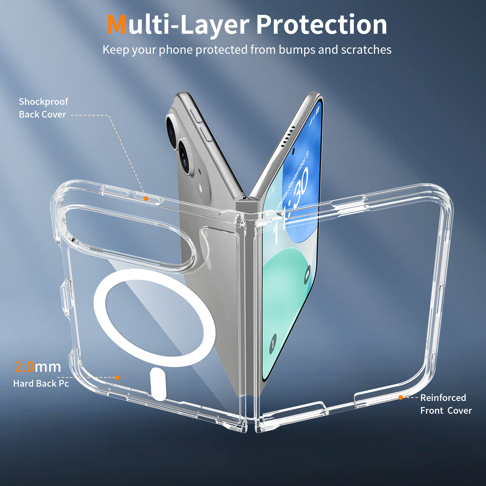 2-in-1 Foldable-screen Phone Case With All-around Drop Protection photo 4