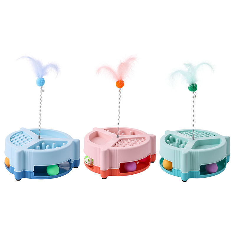 Toy Self-entertainment Boredom-busting Interactive Toy Slow-feeding Bowl For Cats photo 7